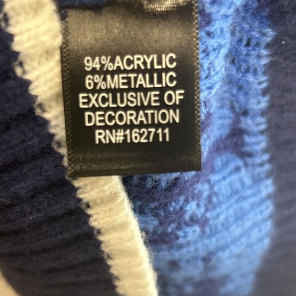 Blizzard Bay Happy Llamakkah Mens Small Ugly Sweater Llama Hanukkah Office Fun! - Picture 4 of 4